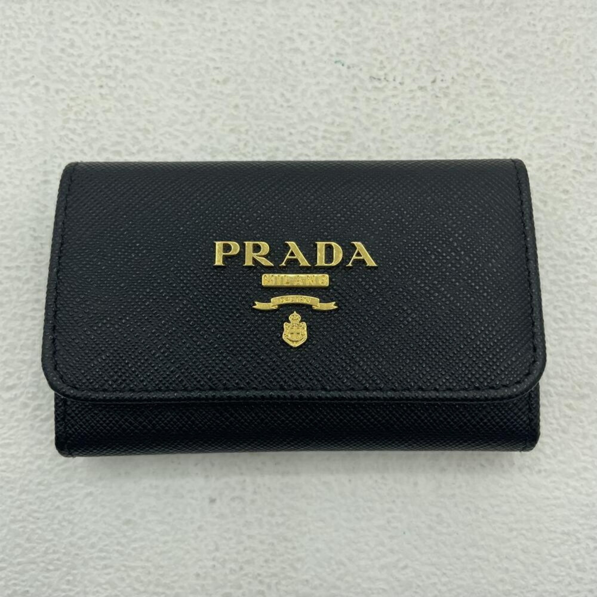 Prada Key Case Saffiano Leather 4Key Case